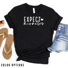 Load image into Gallery viewer, Expect Miracles Unisex Short Sleeve T-shirt