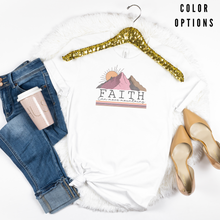 Load image into Gallery viewer, Summer Collection: Faith can move mountains Unisex Short Sleeve T-shirt