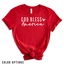 Load image into Gallery viewer, Summer Collection: God Bless America Unisex Short Sleeve T-shirt