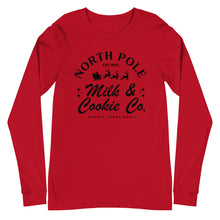 Load image into Gallery viewer, Christmas collection: Milk & Cookies Unisex Long Sleeve T-shirt
