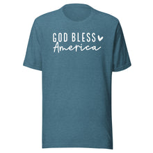 Load image into Gallery viewer, Summer Collection: God Bless America Unisex Short Sleeve T-shirt