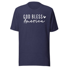 Load image into Gallery viewer, Summer Collection: God Bless America Unisex Short Sleeve T-shirt