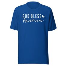 Load image into Gallery viewer, Summer Collection: God Bless America Unisex Short Sleeve T-shirt