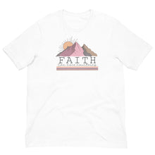 Load image into Gallery viewer, Summer Collection: Faith can move mountains Unisex Short Sleeve T-shirt