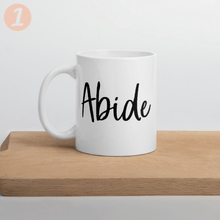 Load image into Gallery viewer, Abide mug with font choices