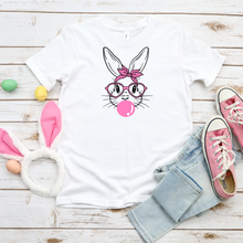 Load image into Gallery viewer, Easter Collection: Bunny Blowing Bubble Toddler Short Sleeve T-Shirit