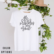 Load image into Gallery viewer, He restores my soul Unisex short sleeve T-Shirt