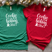 Load image into Gallery viewer, Christmas collection: Cookie Baking Crew Unisex Short Sleeve T-shirt