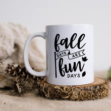 Load image into Gallery viewer, Fall collection: Fall days are fun mug