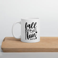 Load image into Gallery viewer, Fall collection: Fall days are fun mug