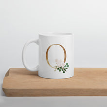 Load image into Gallery viewer, Gold letter mug with one design choice per letter