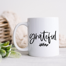 Load image into Gallery viewer, Grateful mug with one design choice