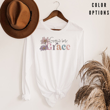 Load image into Gallery viewer, Grow in Grace Unisex Long Sleeve T-shirt