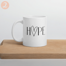 Load image into Gallery viewer, Hope mug with font choices