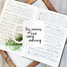 Load image into Gallery viewer, His mercies are new every morning mug with font choices