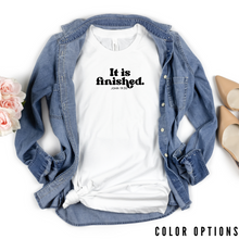 Load image into Gallery viewer, Easter Collection: It is finished Unisex short sleeve T-shirt