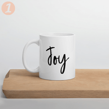 Load image into Gallery viewer, Joy mug with font choices