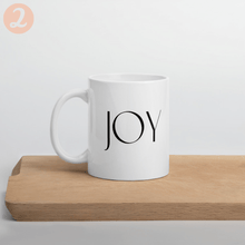 Load image into Gallery viewer, Joy mug with font choices
