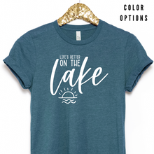 Load image into Gallery viewer, Summer Collection: Life is better on the lake Unisex short sleeve T-shirt