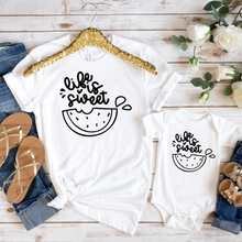 Load image into Gallery viewer, Summer Collection: Life is Sweet Baby short sleeve one piece