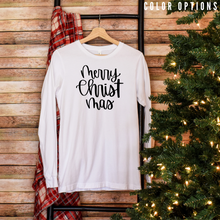 Load image into Gallery viewer, Christmas collection: Merry Christmas Unisex Long Sleeve T-shirt