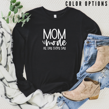 Load image into Gallery viewer, Mom mode everyday Unisex Long Sleeve T-shirt