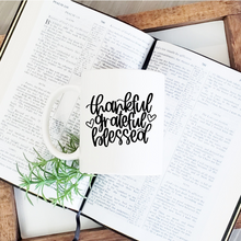 Load image into Gallery viewer, Fall collection: Thankful grateful blessed mug