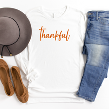 Load image into Gallery viewer, Fall collection: Thankful Unisex Long Sleeve T-shirt