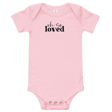 Load image into Gallery viewer, Valentine collection: Baby short sleeve one piece