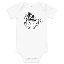 Load image into Gallery viewer, Summer Collection: Life is Sweet Baby short sleeve one piece
