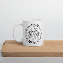 Load image into Gallery viewer, Be the light mug with one design choice
