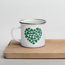 Load image into Gallery viewer, St. Patrick's Day Collection: Shamrock Enamel Mug