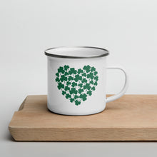 Load image into Gallery viewer, St. Patrick's Day Collection: Shamrock Enamel Mug