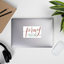 Load image into Gallery viewer, Pray Bubble-free stickers