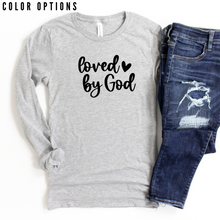 Load image into Gallery viewer, Valentine Collection: Loved by God Unisex Long Sleeve T-shirt