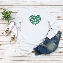 Load image into Gallery viewer, St. Patrick's Day Collection: Shamrock Unisex Long Sleeve T-Shirt