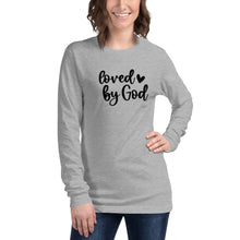 Load image into Gallery viewer, Valentine Collection: Loved by God Unisex Long Sleeve T-shirt