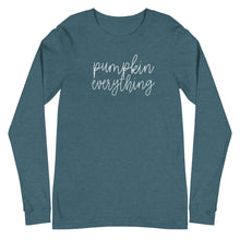 Load image into Gallery viewer, Fall collection: pumpkin everything Unisex Long Sleeve T-shirt
