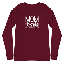 Load image into Gallery viewer, Mom mode everyday Unisex Long Sleeve T-shirt