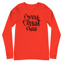 Load image into Gallery viewer, Christmas collection: Merry Christmas Unisex Long Sleeve T-shirt