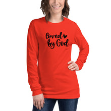 Load image into Gallery viewer, Valentine Collection: Loved by God Unisex Long Sleeve T-shirt