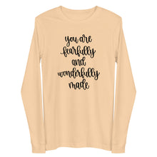 Load image into Gallery viewer, You are fearfully and wonderfully made Unisex Long Sleeve T-shirt