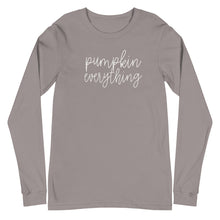 Load image into Gallery viewer, Fall collection: pumpkin everything Unisex Long Sleeve T-shirt