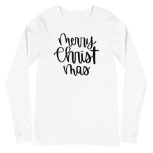 Load image into Gallery viewer, Christmas collection: Merry Christmas Unisex Long Sleeve T-shirt
