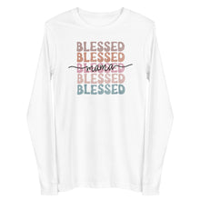 Load image into Gallery viewer, Blessed Mama Unisex Long Sleeve T-shirt