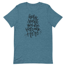 Load image into Gallery viewer, Holy Spirit You are welcome here Unisex short sleeve T-Shirt