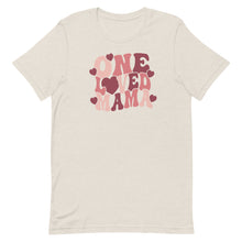 Load image into Gallery viewer, Valentine Collection: One Loved Mama Unisex short sleeve T-shirt