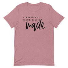Load image into Gallery viewer, Fearfully and wonderfully made Unisex short sleeve T-Shirt