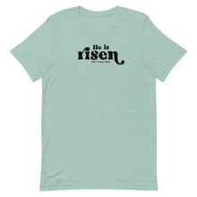 Load image into Gallery viewer, Easter collection: He is risen Unisex  short sleeve T-shirt