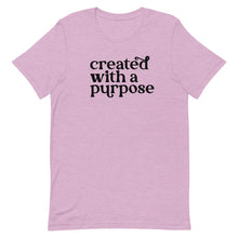 Load image into Gallery viewer, Created with Purpose Unisex Short Sleeve T-Shirt